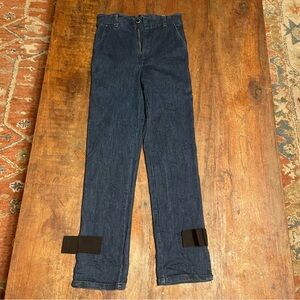 Maeve Anthropologie Womens Jeans Size 25 High Rise Cropped Dark Wash with Bows